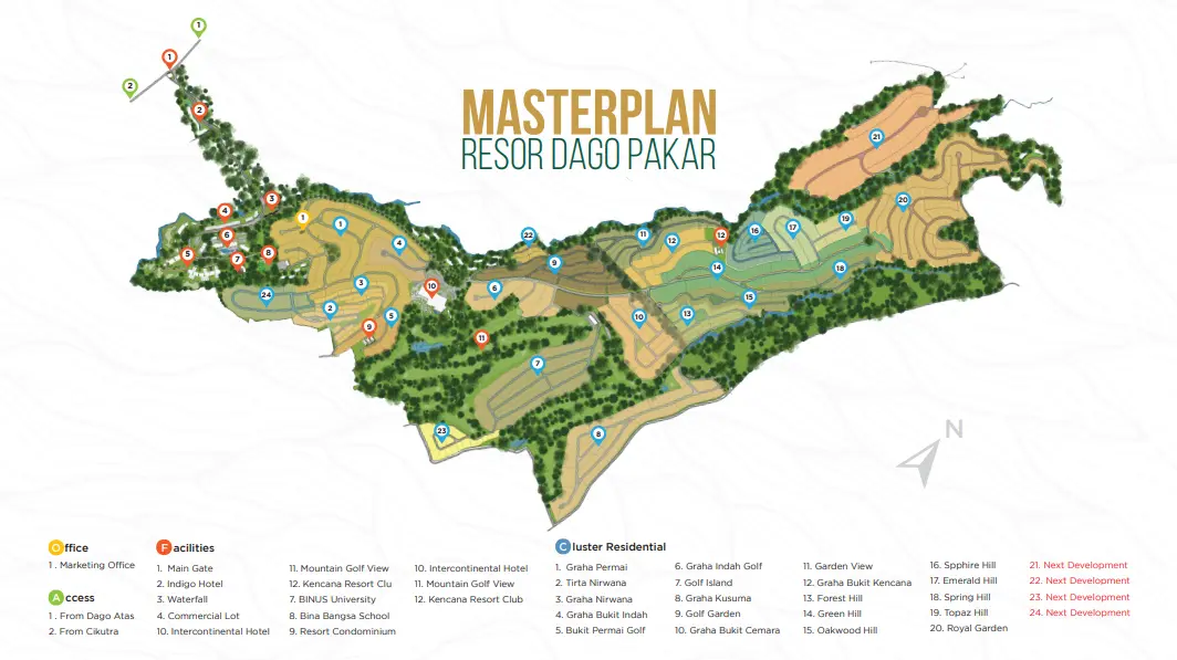 master plan resor dago pakar